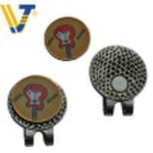 Imitation Enamel Golf Hat clips