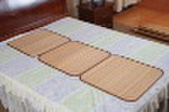 Double-face Natural and Carbonized Bamboo Cushion