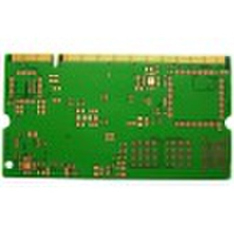 1 + 1 + N + 1 + 1 HDI PCB mit Gold Steckverbinder