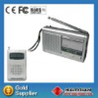 AM/FM 2 band radio with speaker