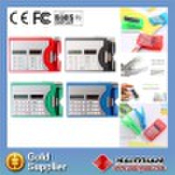 name card holder calculator