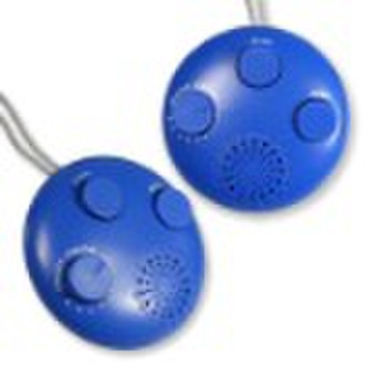 AM/FM shower radio with cupula