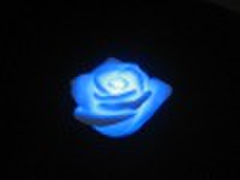Plastic mini night light in rose shape