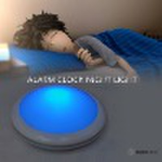 Digital alarm clock with night light