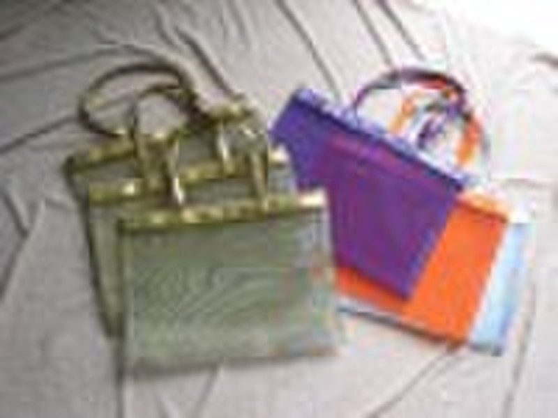 Netzmaterial Schulter Shopping / Strandtasche