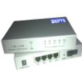 managable 1F4UTP Vlan Media Converter