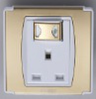 (JM-167) 13A Wall  Switch Socket