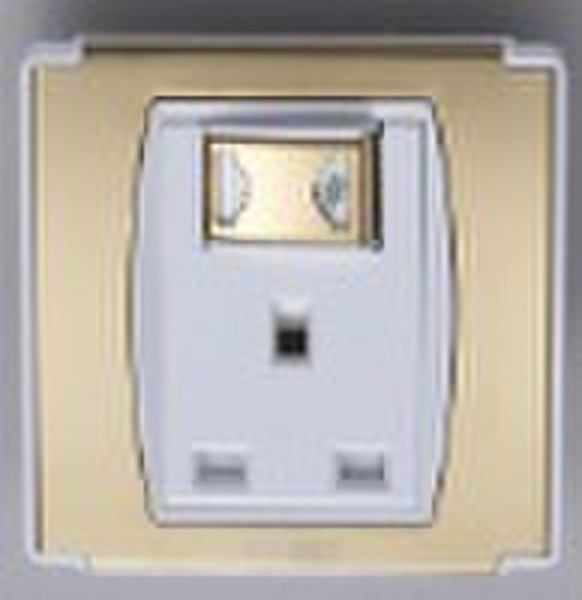 (JM-167) 13A Wall  Switch Socket