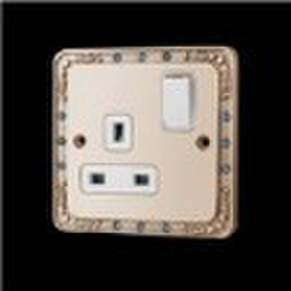 13A socket and  switch