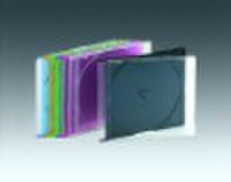 5,2 mm Single CD-Fall mit schwarz / transluzent / Farbe