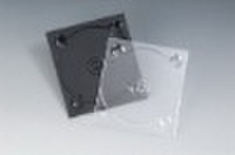 5mm single black/clear CD  tray