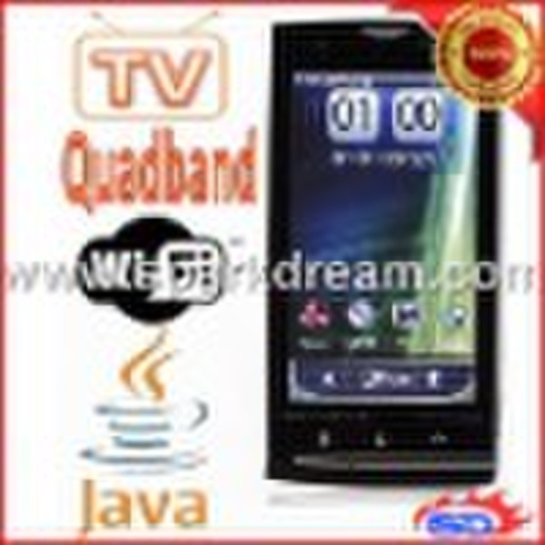 X10 WIFI Telefon mit Google Maps + WIFI + TV + JAVA + 3,8 & q