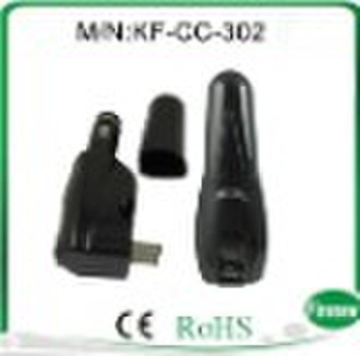 USB car charger for mobile phone