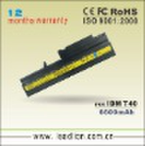 Laptop-Batterie für IBM T40 T41 T43 T42p T43p 42 Ex