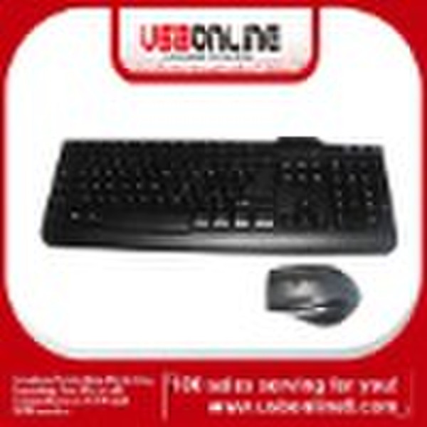 2.4GHz wireless ultra-thin keyboard mouse combos