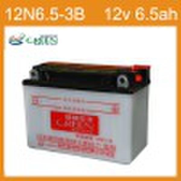 12v 6.5Ah lead acid motorcycle  battery