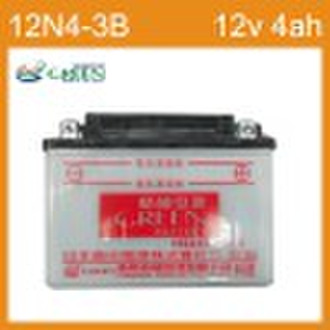 12V with 4Ah rated capacity motorcycle  battery