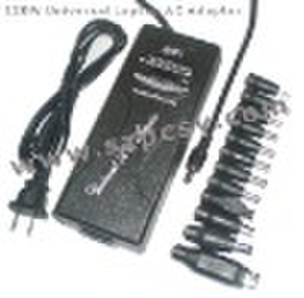 120W universal laptop adapter with 10 tips using h