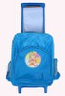 school bag in blue