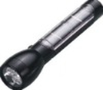 Solar LED flashlight