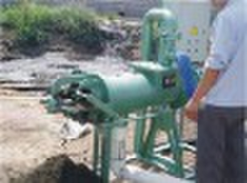 dewatering machine for biogas system