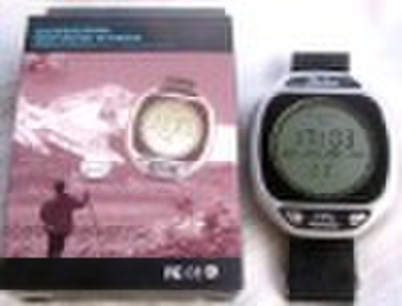 Wrist digital altimeter & Digital compass &