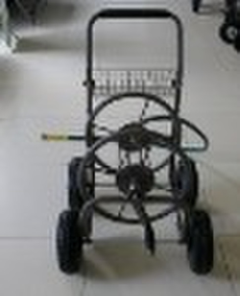Garden hose reel cart