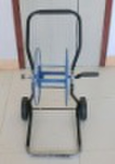 250" two  air wheel hose reel cart