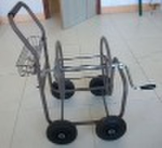 STEEL GARDEN HOSE REEL CART