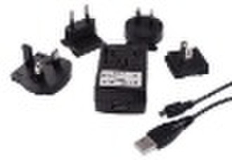 10W USB Travel Charger with US EU AUS UK Plugs