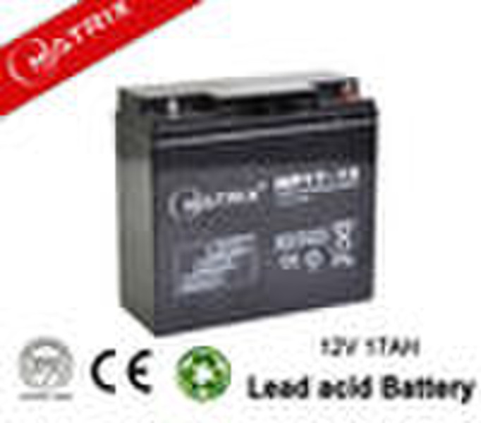 12V Batterie, 12V17AH mit langer Lebensdauer