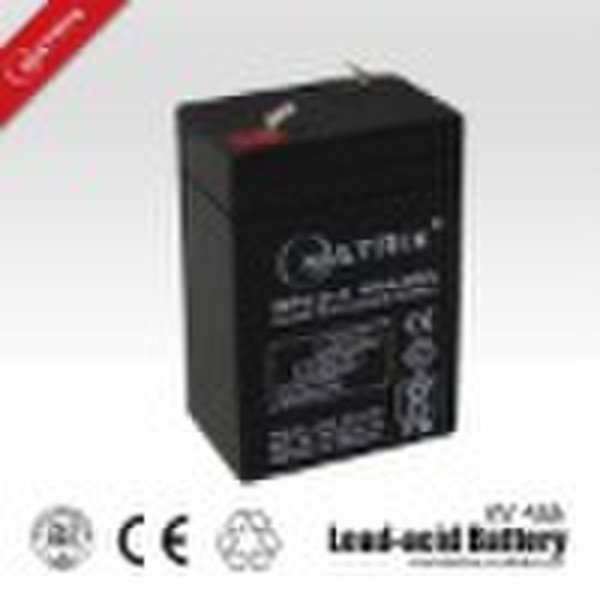 6V 4Ah battery, SLA battery