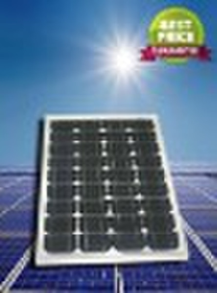 50W monokristalline Solarmodul-