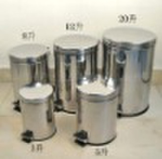 stainless steel waste bin