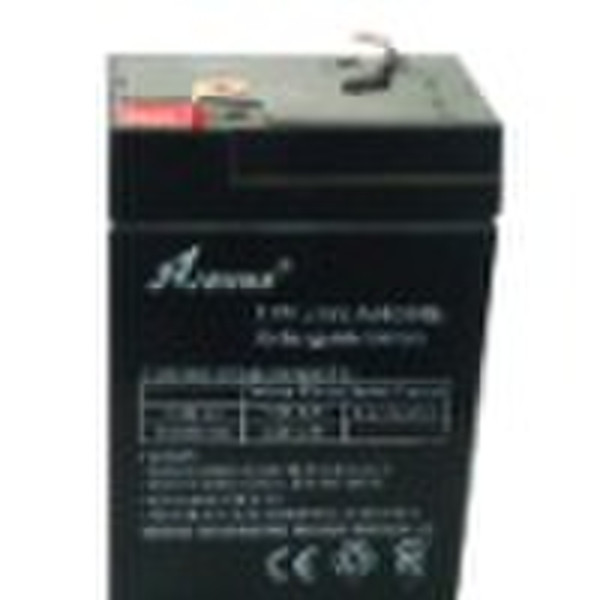 6V 4.5Ah lead acid storage battery