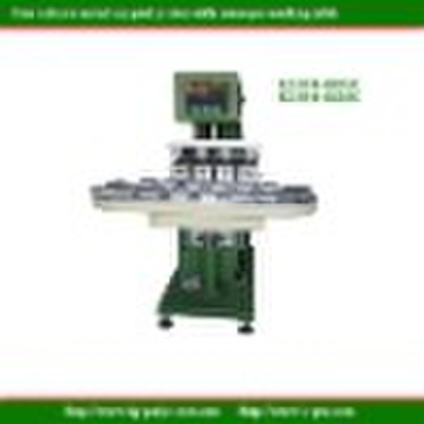 KC-SP4-41216C 4-color pad printer with conveyer