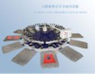 t-shirt rotary semi-automatic screen printing mach