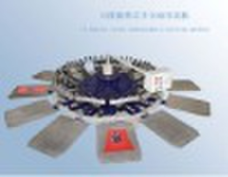 t-shirt rotary semi-automatic screen printing mach
