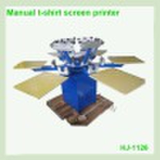 A T-shirt 6 color screen printer