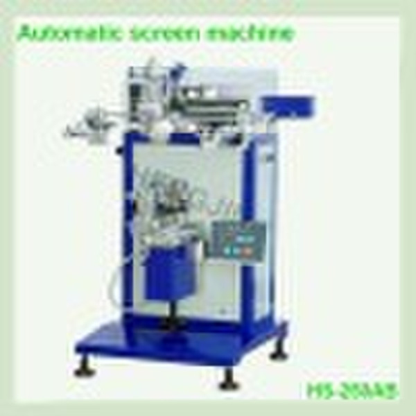 Pneumatic cylindrical screen printer