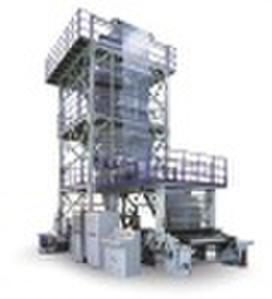 Three Layers Co-extrusion Film Blowing Machine Set