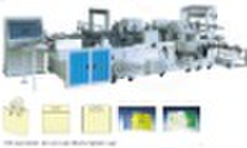 RJHQ-800 Fully Automatic Plastic Handle Bag Making