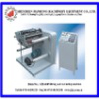 Slitting and rewinding machine