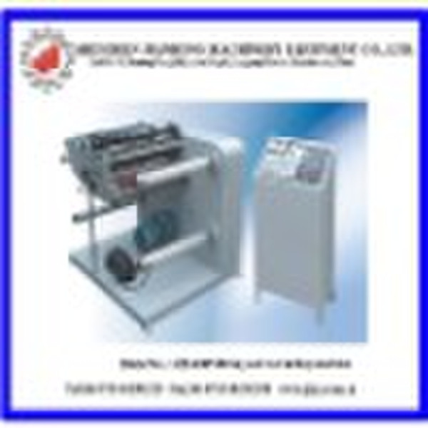 Slitting and rewinding machine