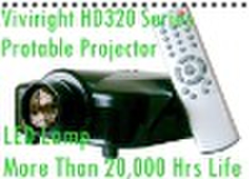 mini portable LED projector HD320 series OEM suppl