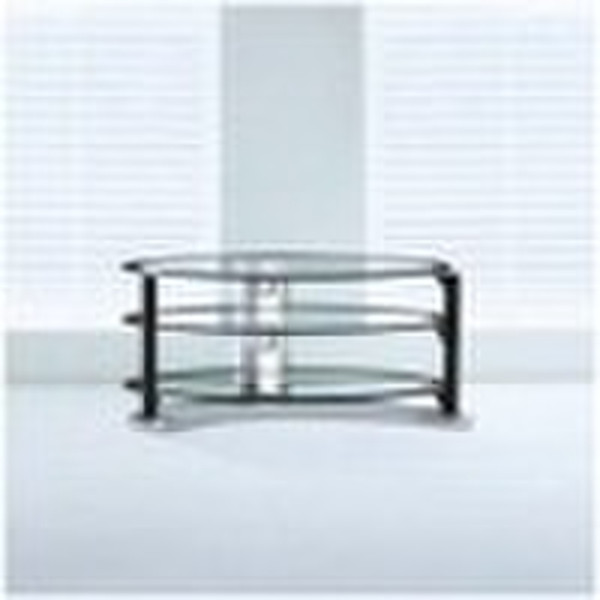 TV stand  glass shelf brackets