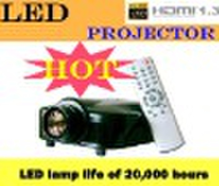 NEW Electronics LCD Projector Game projector DVD H