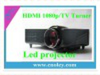 home theater projector built in TV turner,speaker