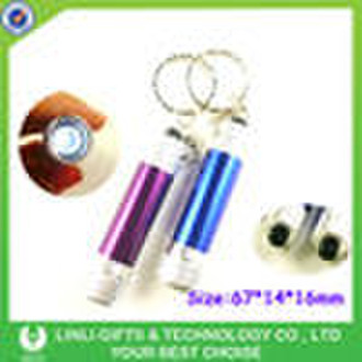 Supply Mini metal alloy Led torch light keychain