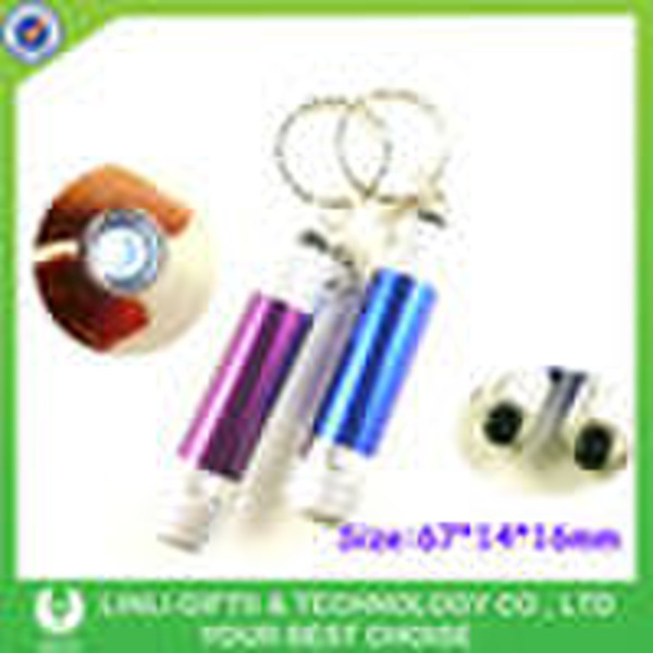Versorgung Mini Metalllegierung LED Taschenlampe Schlüsselbund